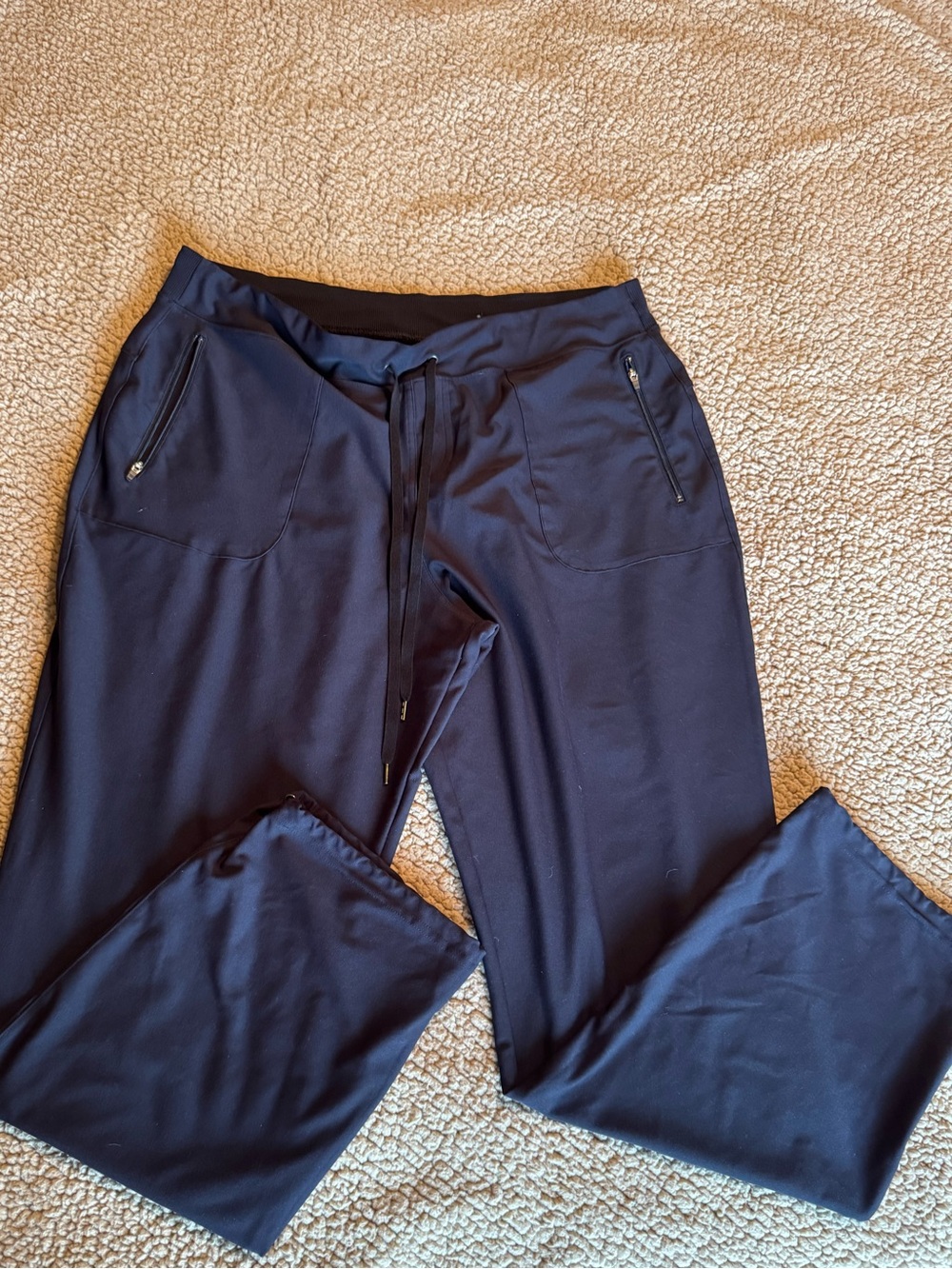 tek gear women’s Black Jogger Pants with Zipper Pockets